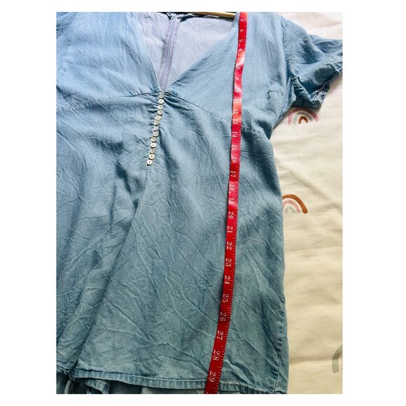 Zara Light Blue Jumpsuit - Picture 6 of 10